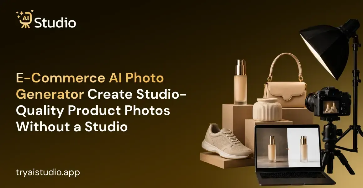 E-Commerce AI Photo Generator: Create Studio-Quality Product Photos Without a Studio