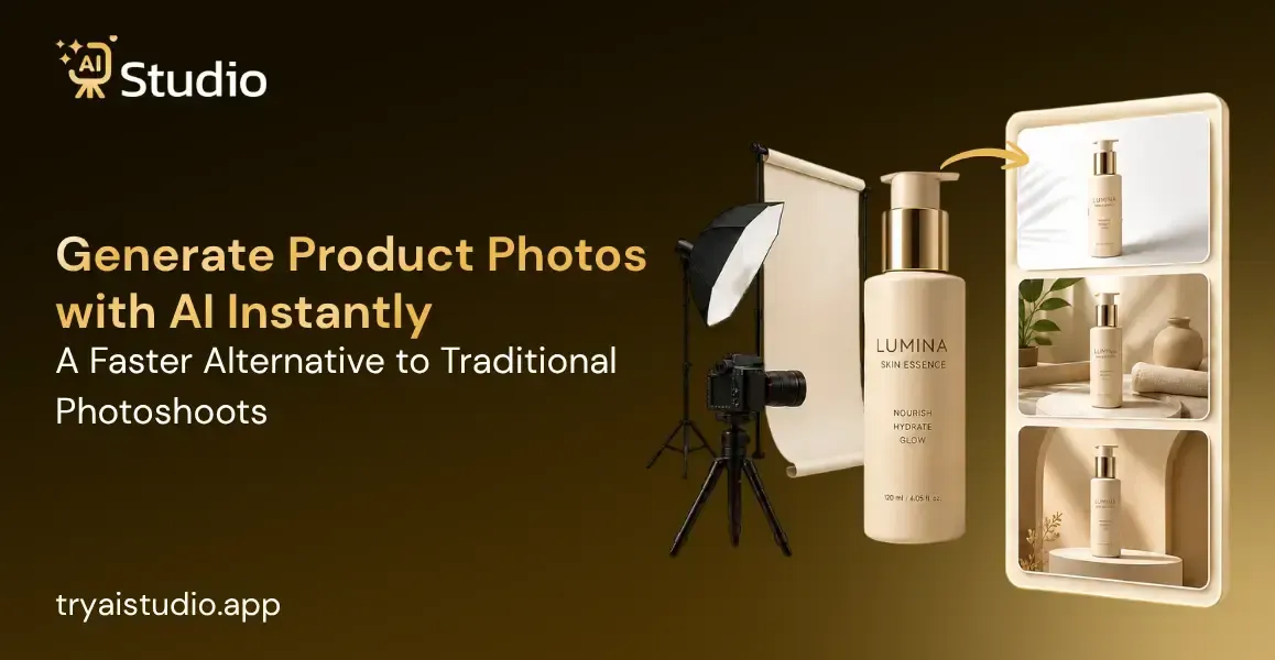 Generate Product Photos with AI Instantly: A Faster Alternative to Traditional Photoshoots