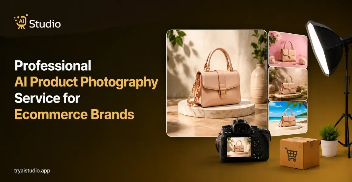 Professional AI Product Photography Service for Ecommerce Brands
