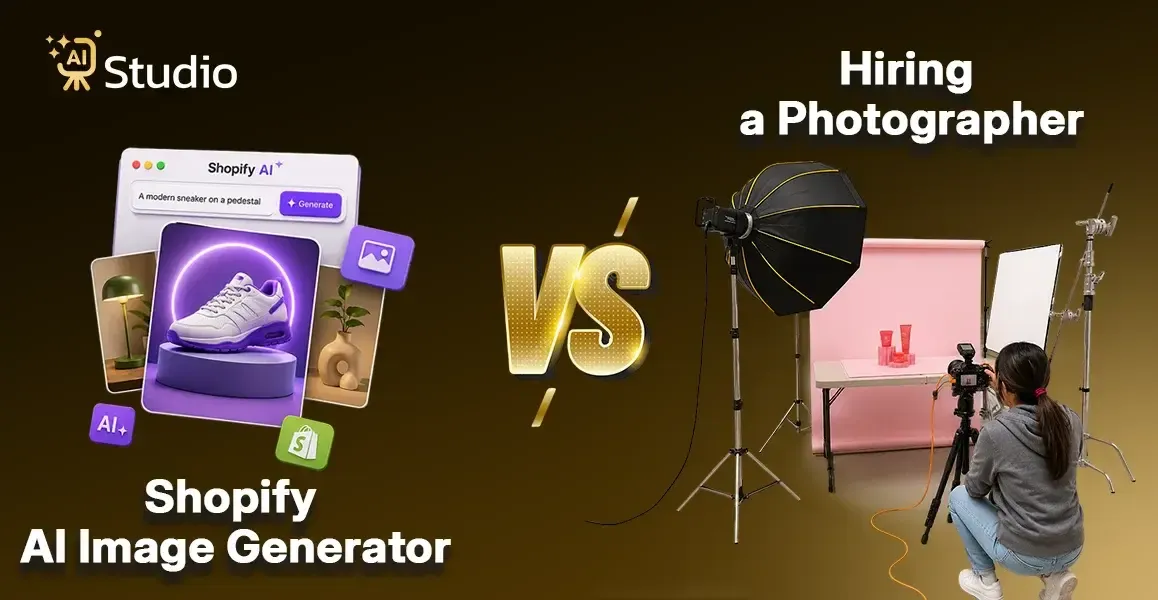 Shopify AI Image Generator vs. Hiring a Photographer: Which One Wins?