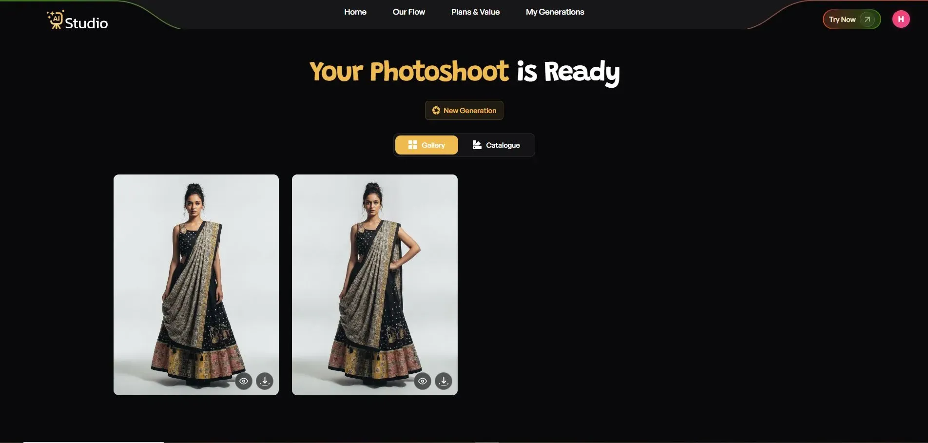 final img was ready of your product