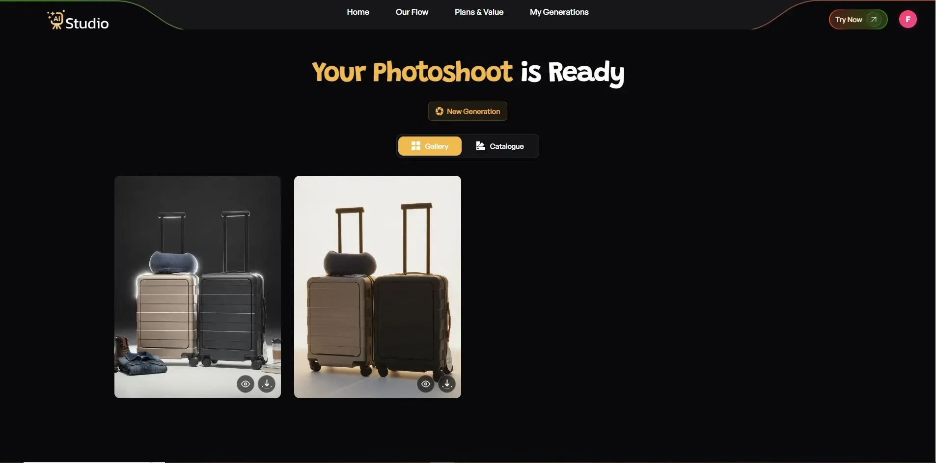 final photoshoot is ready