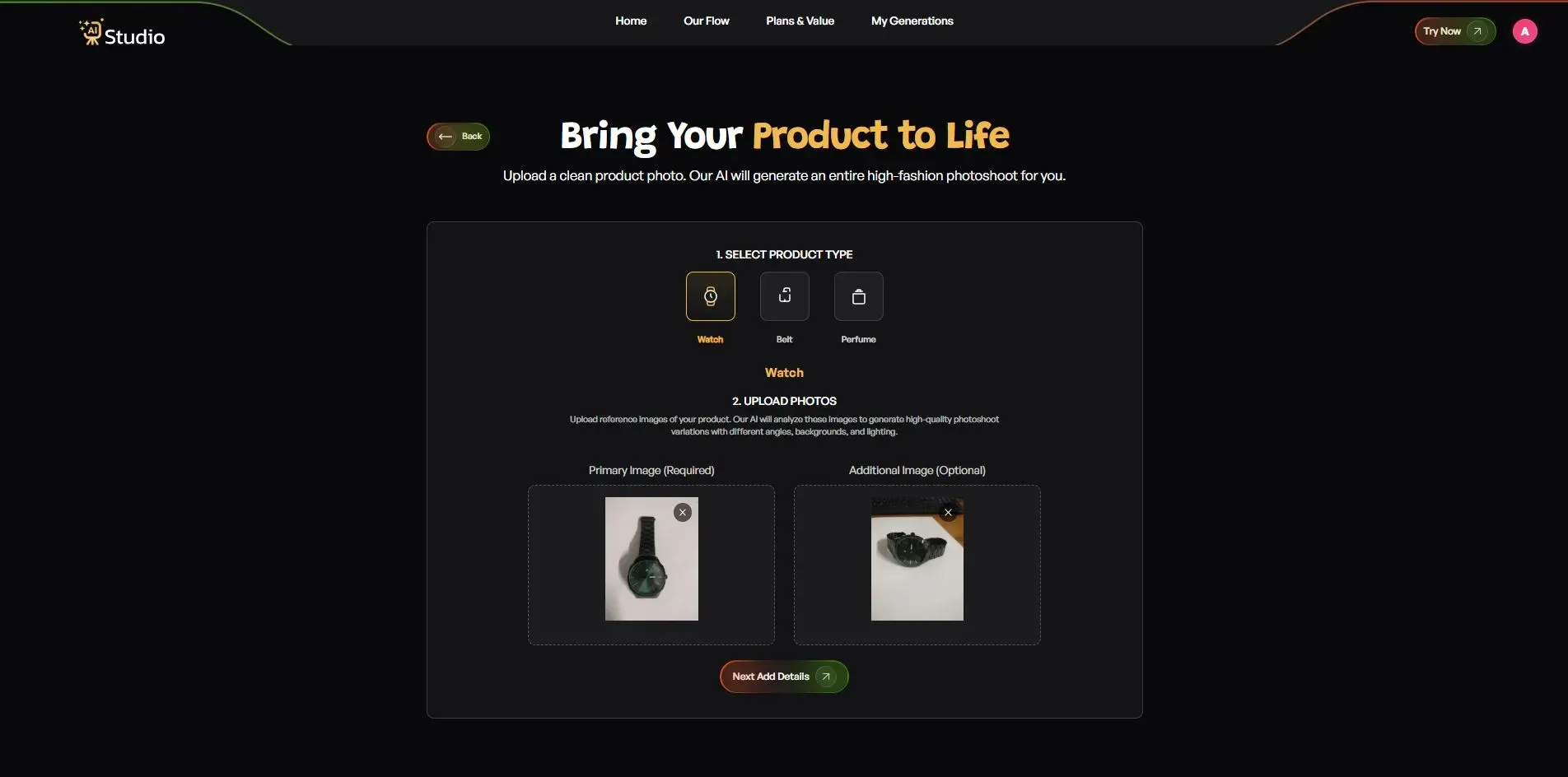 uplod imf of your product (watch)